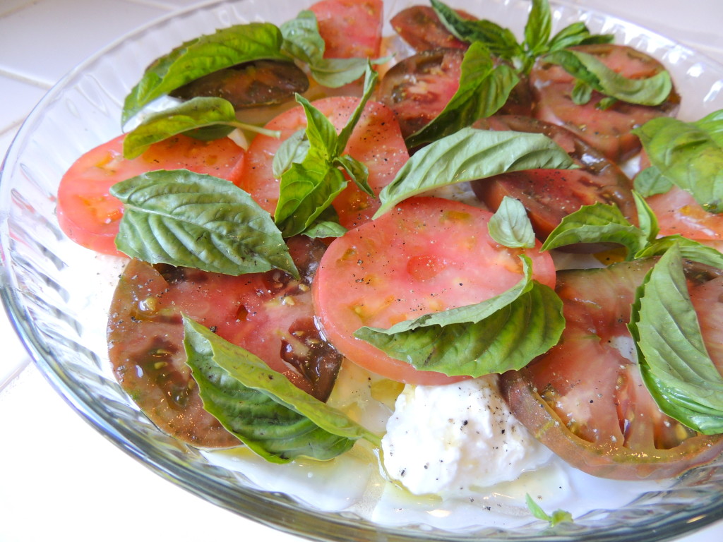 Tomatoes with Mozzarella & Basil | Living Healthy in Seattle