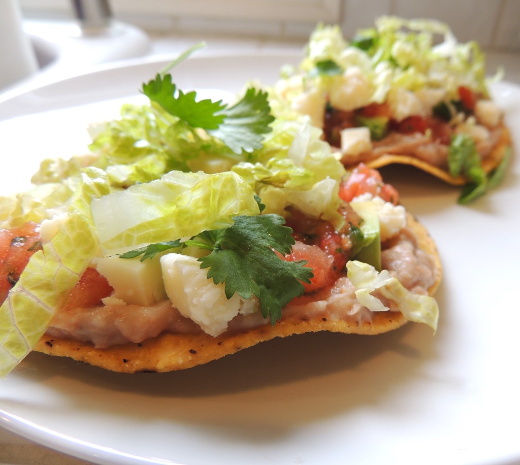Tostadas with Pinto Bean Spread & Spicy Salsa | Living Healthy in Seattle