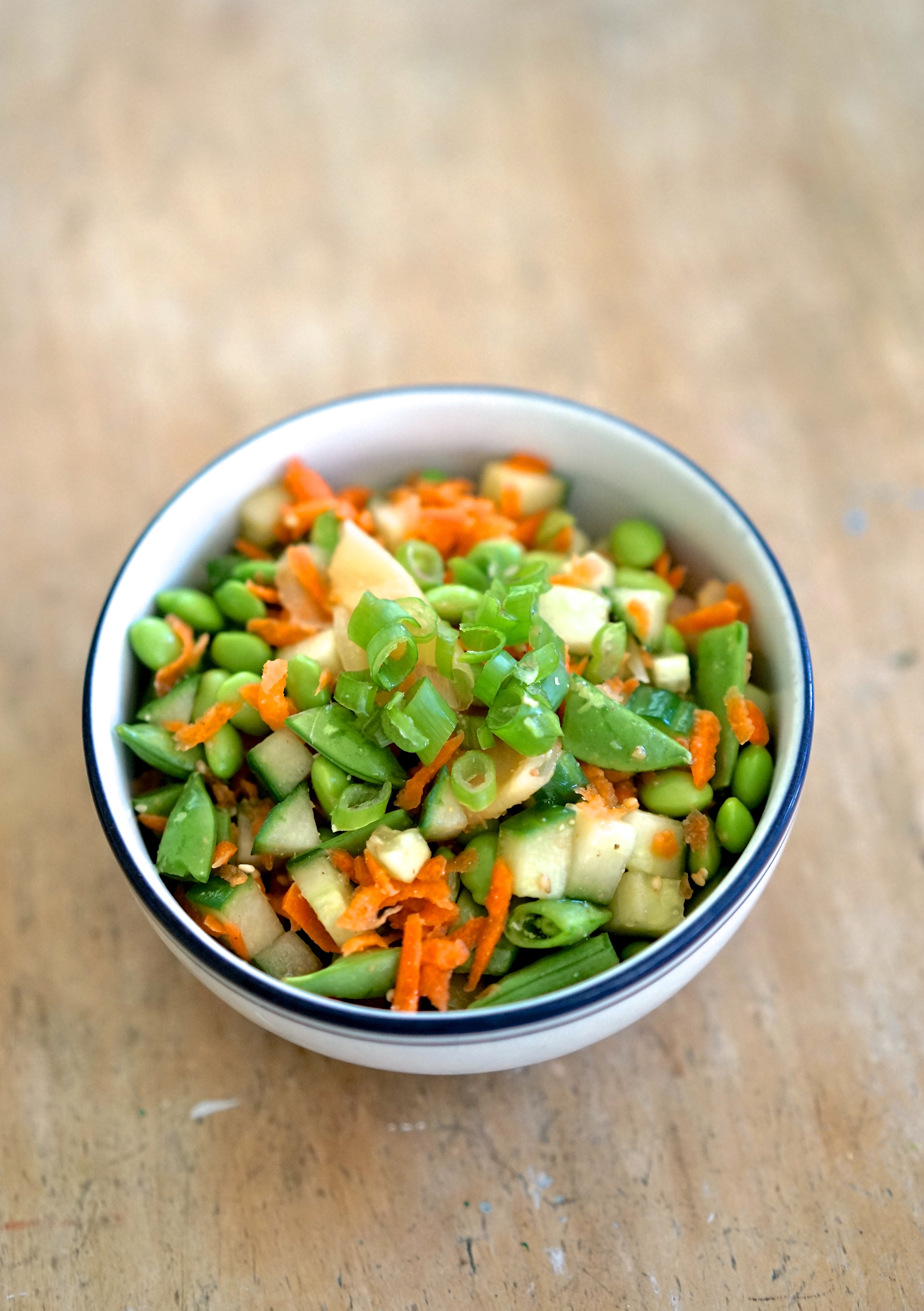 Ginger Vegetables & Edamame with Sesame | Living Healthy in Seattle