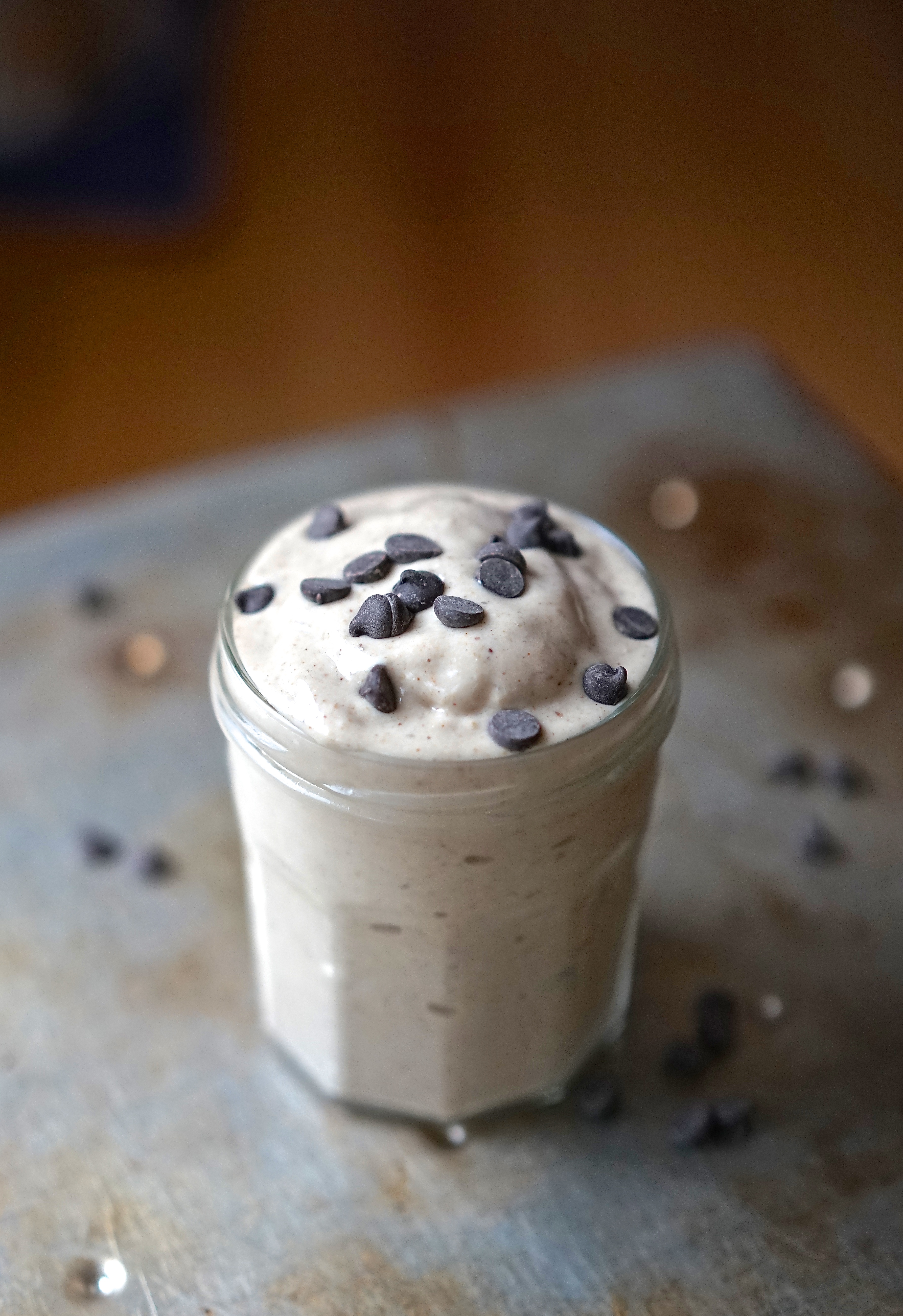 Vegan Oatmeal Chocolate Chip Cookie Shake | Living Healthy in Seattle