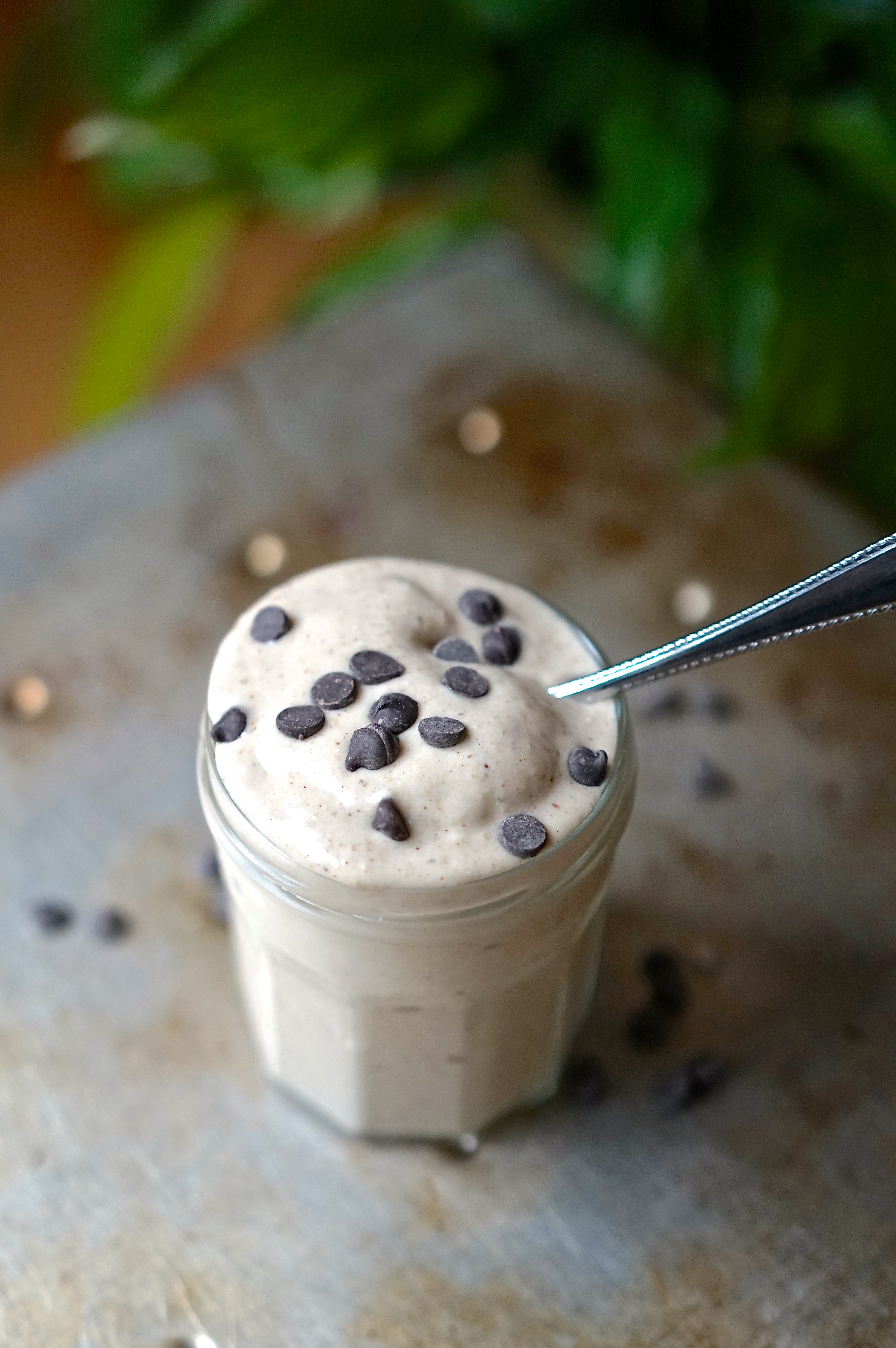 Vegan Oatmeal Chocolate Chip Cookie Shake | Living Healthy in Seattle