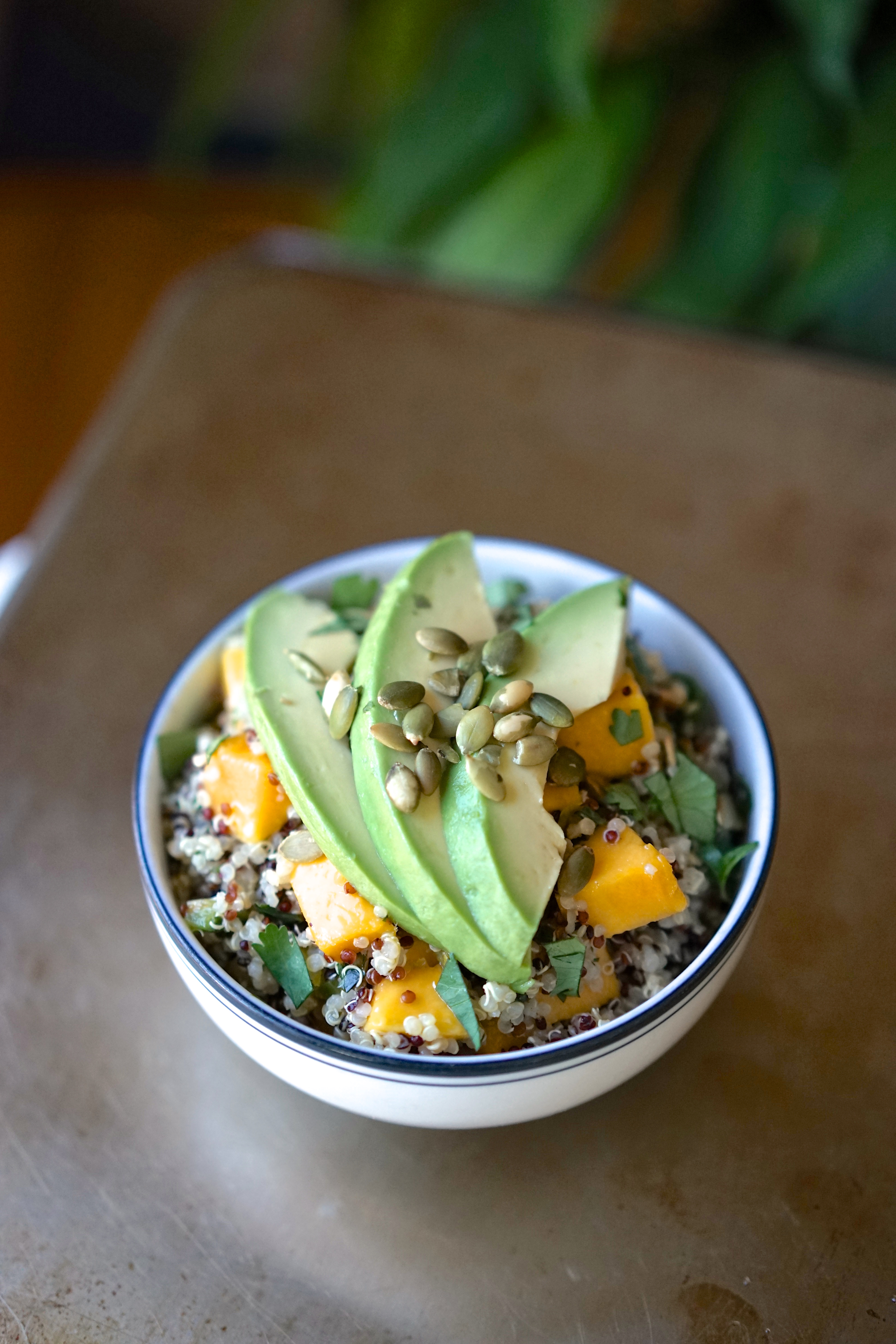 Mango Lime Quinoa with Avocado | Living Healthy in Seattle