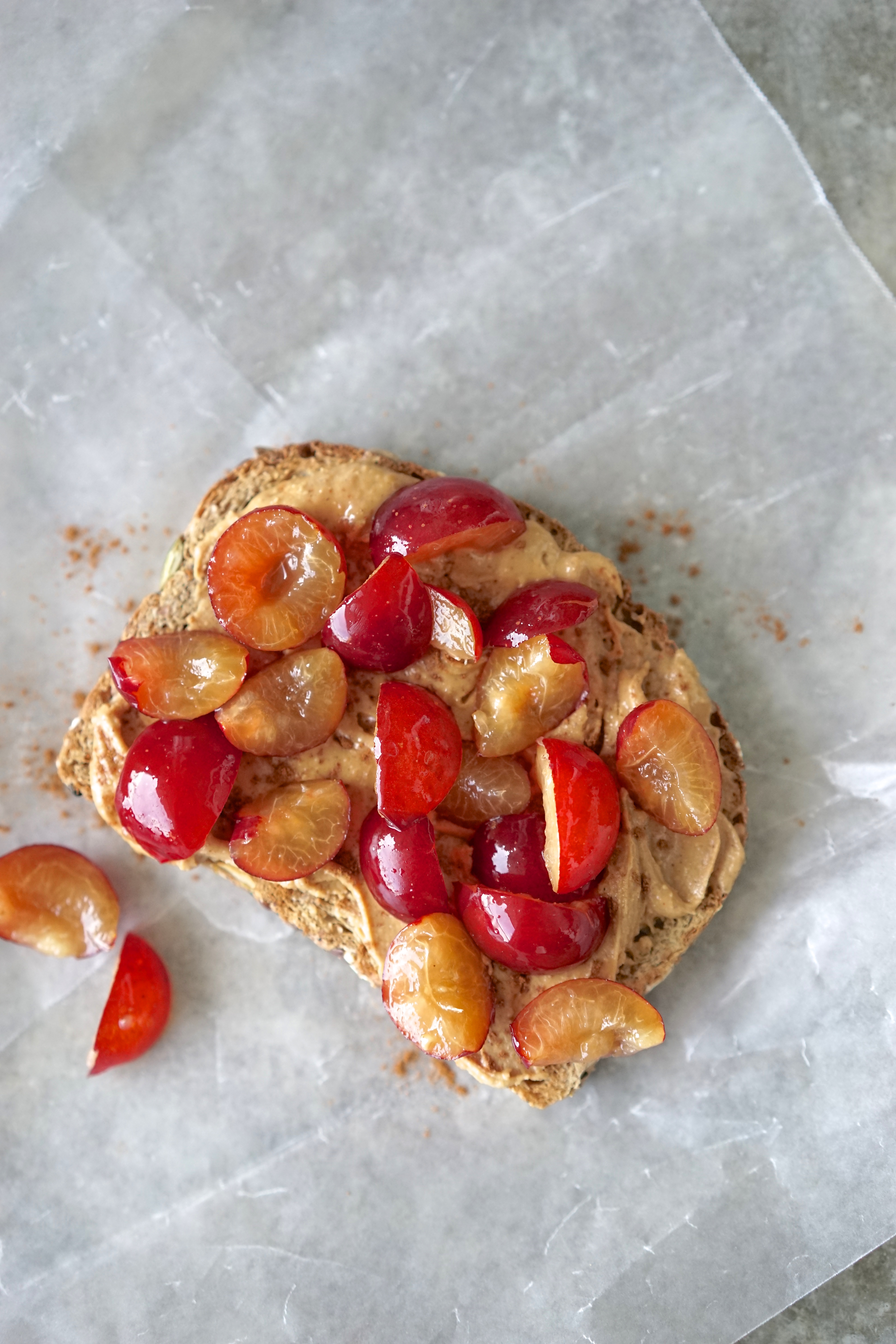 Peanut Butter & Plum Toast | Living Healthy in Seattle