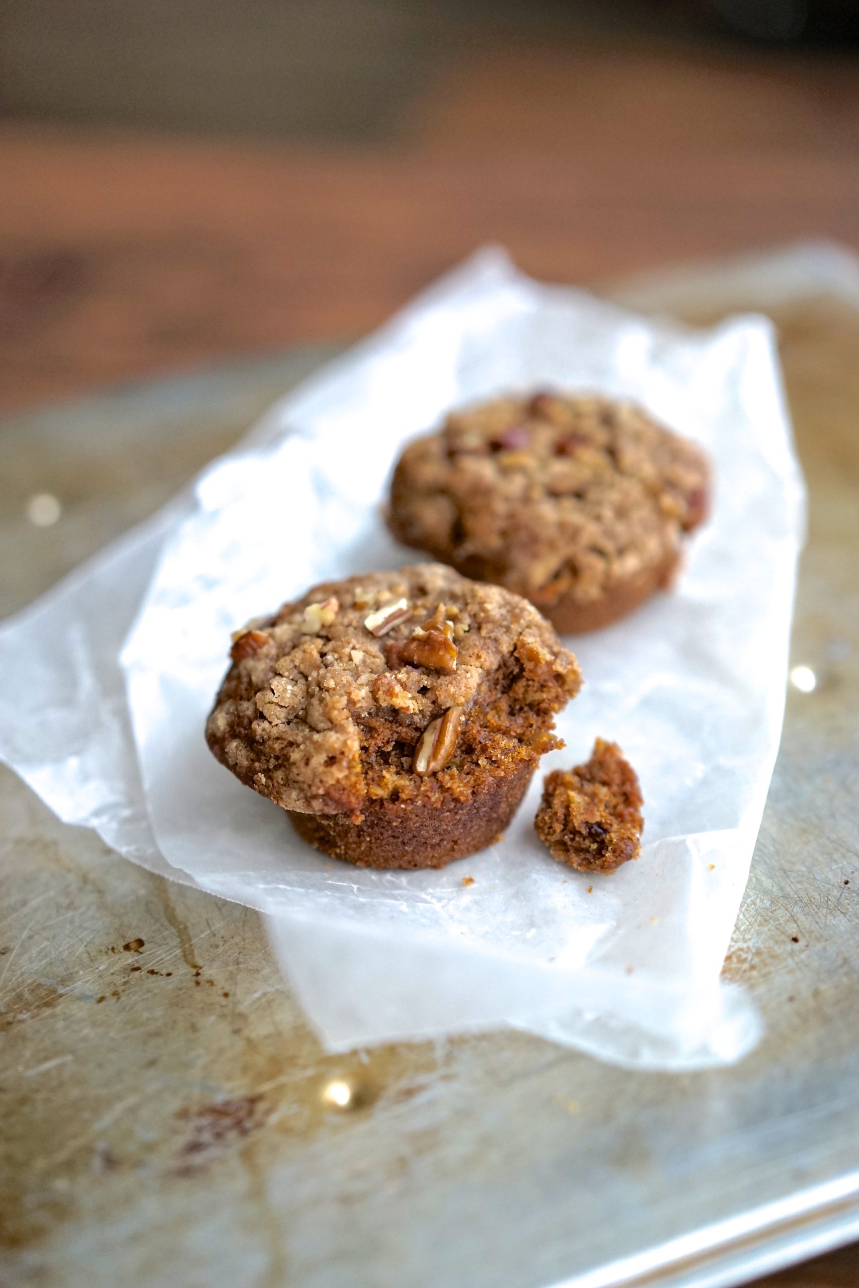 Gluten-Free Vegan Pumpkin Streusel Muffins | Living Healthy in Seattle
