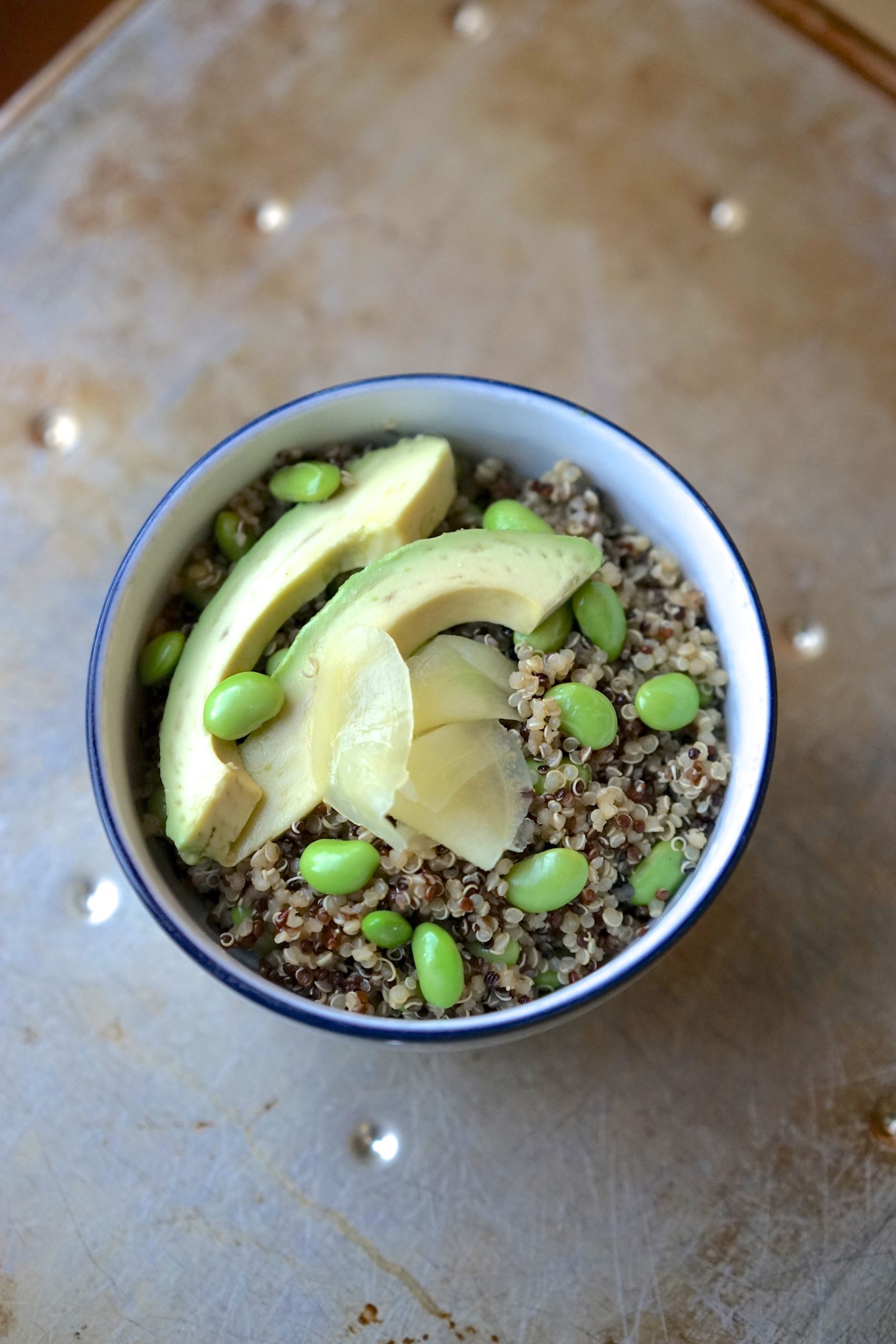 Quinoa with Edamame & Avocado | Living Healthy in Seattle