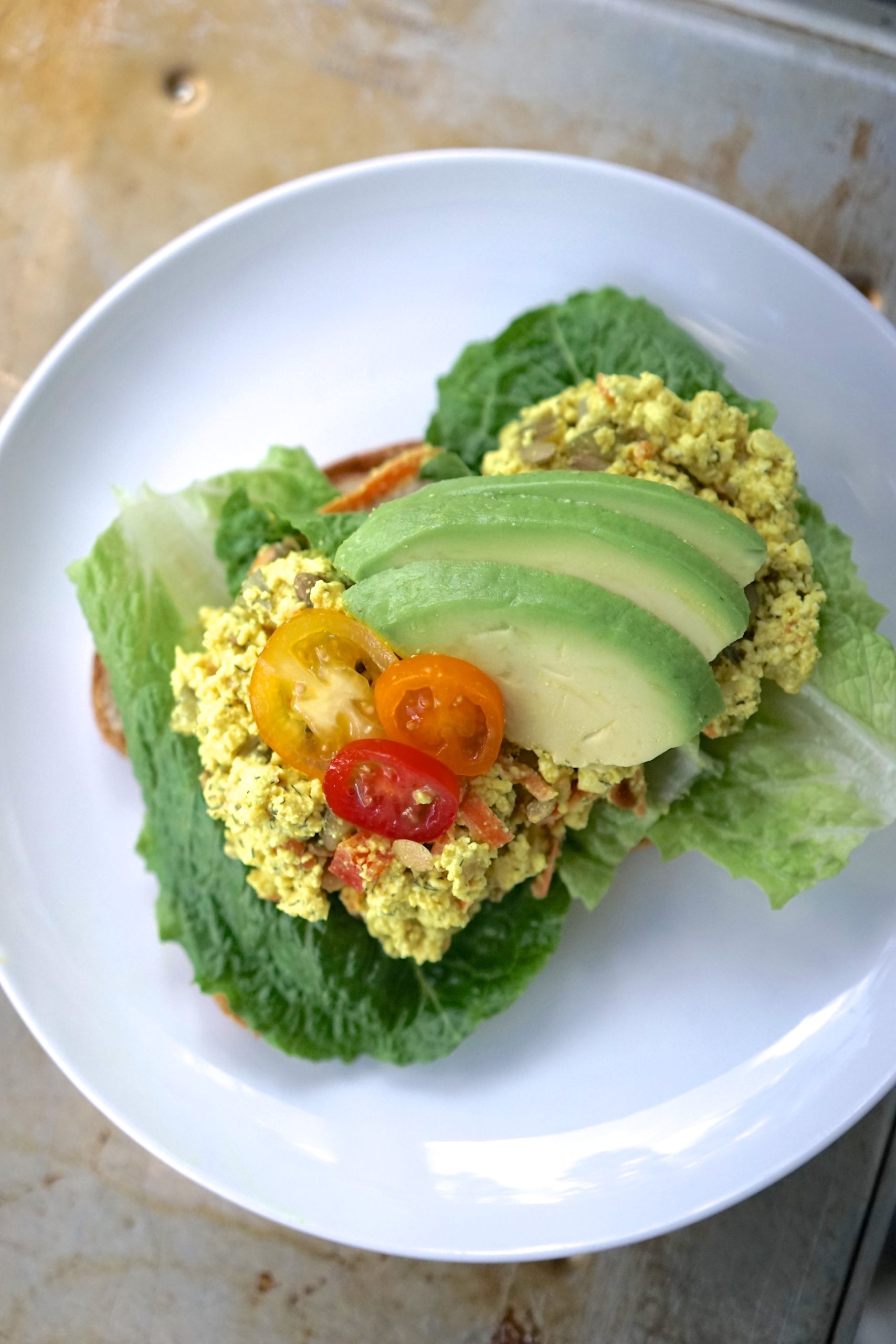 Vegan Tofu Egg Salad | Living Healthy in Seattle
