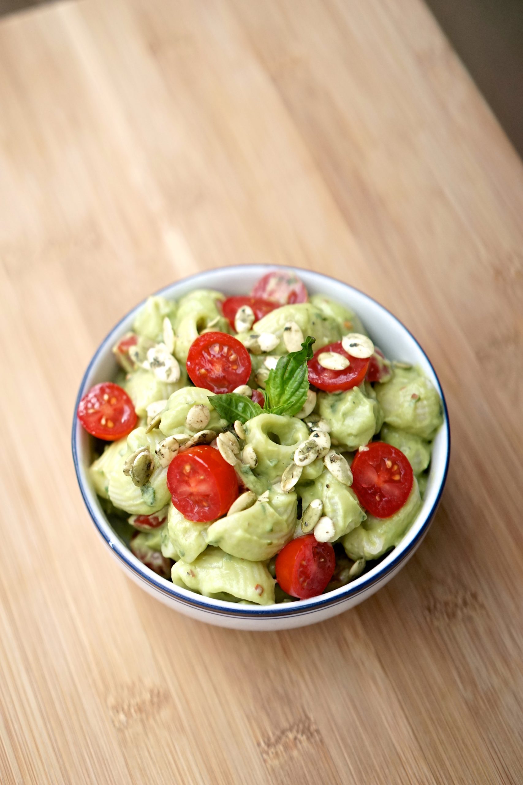 Pasta with Lemon Basil Avocado Sauce | Living Healthy in Seattle