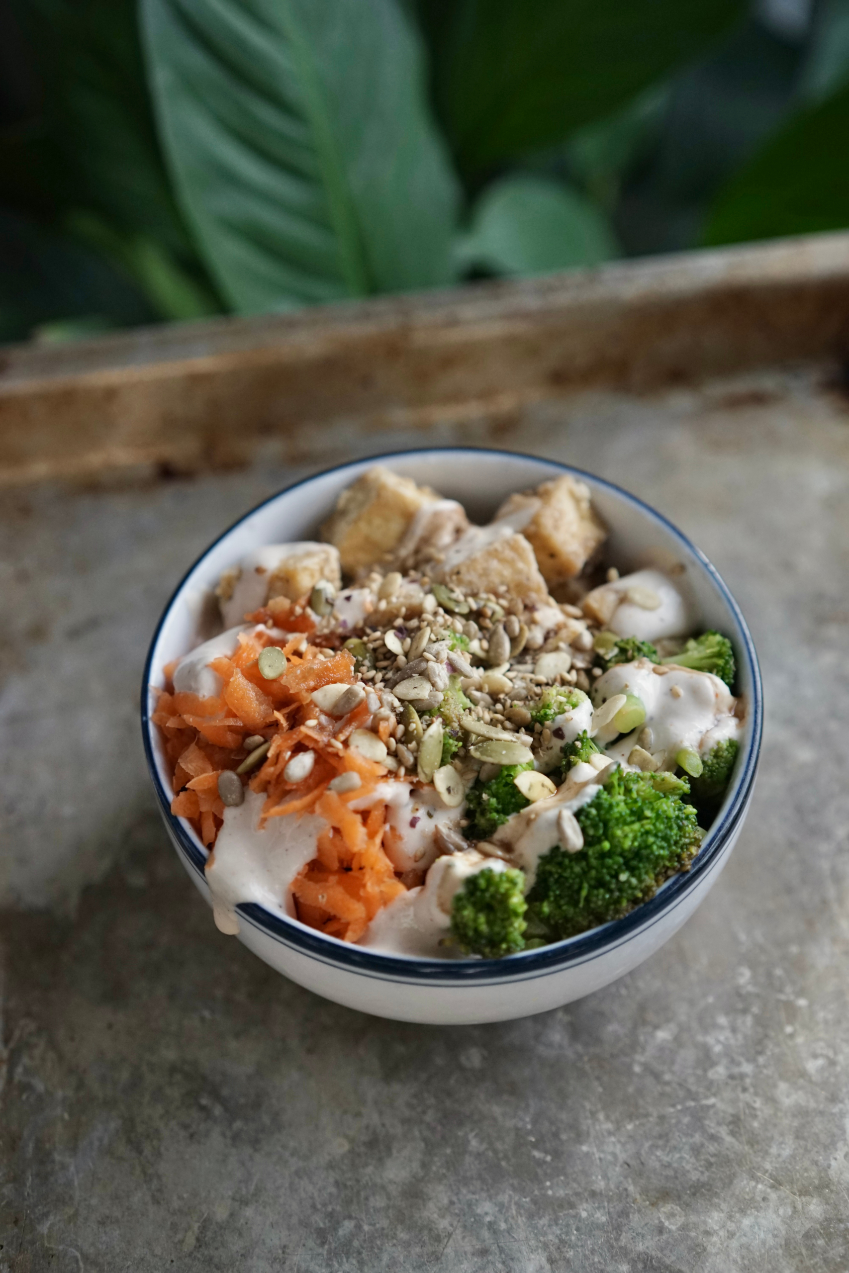 Crispy Baked Tofu with Broccoli & Tahini Sauce | Living Healthy in Seattle
