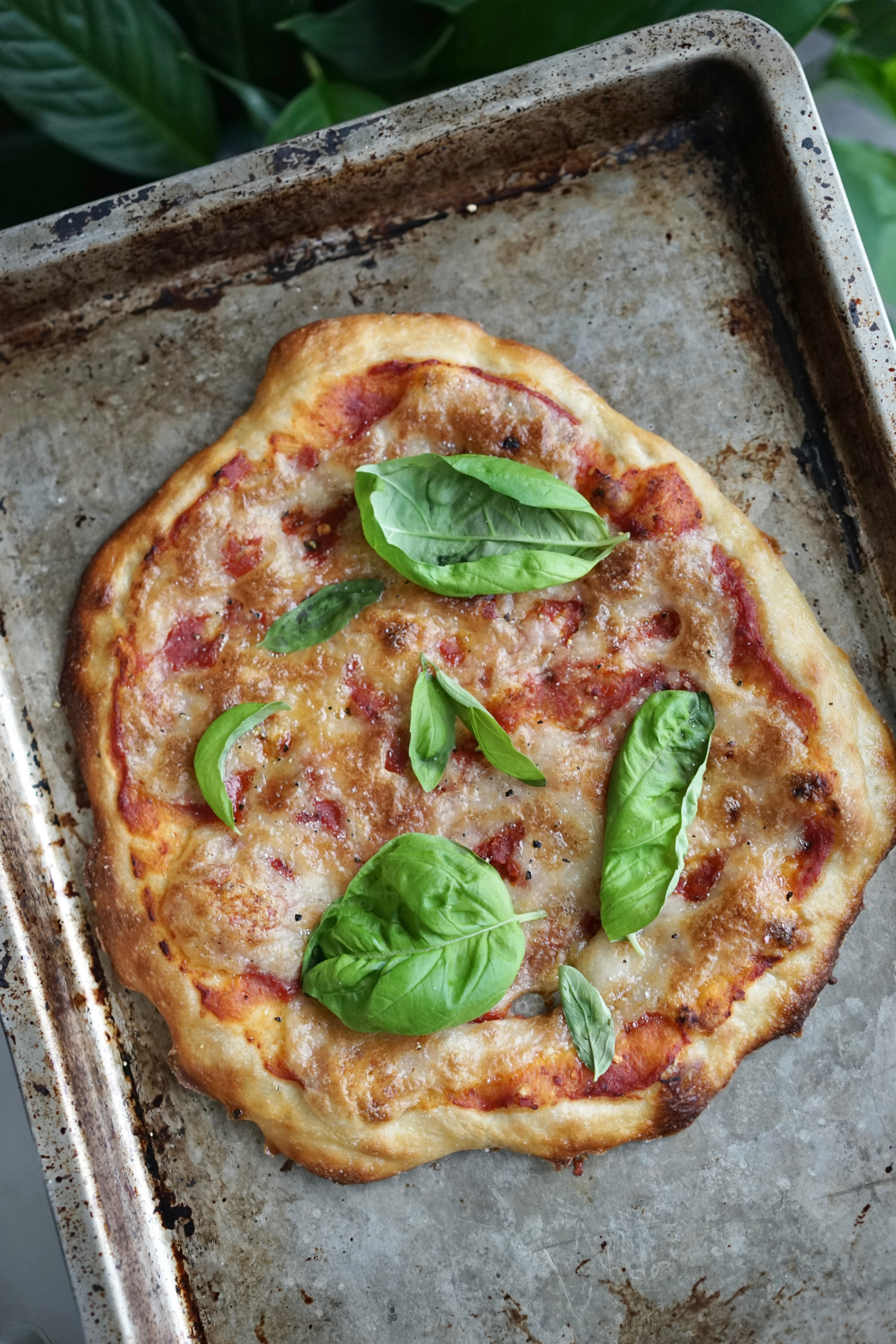 Easy Single Serving Vegan Margherita Pizza | Living Healthy in Seattle