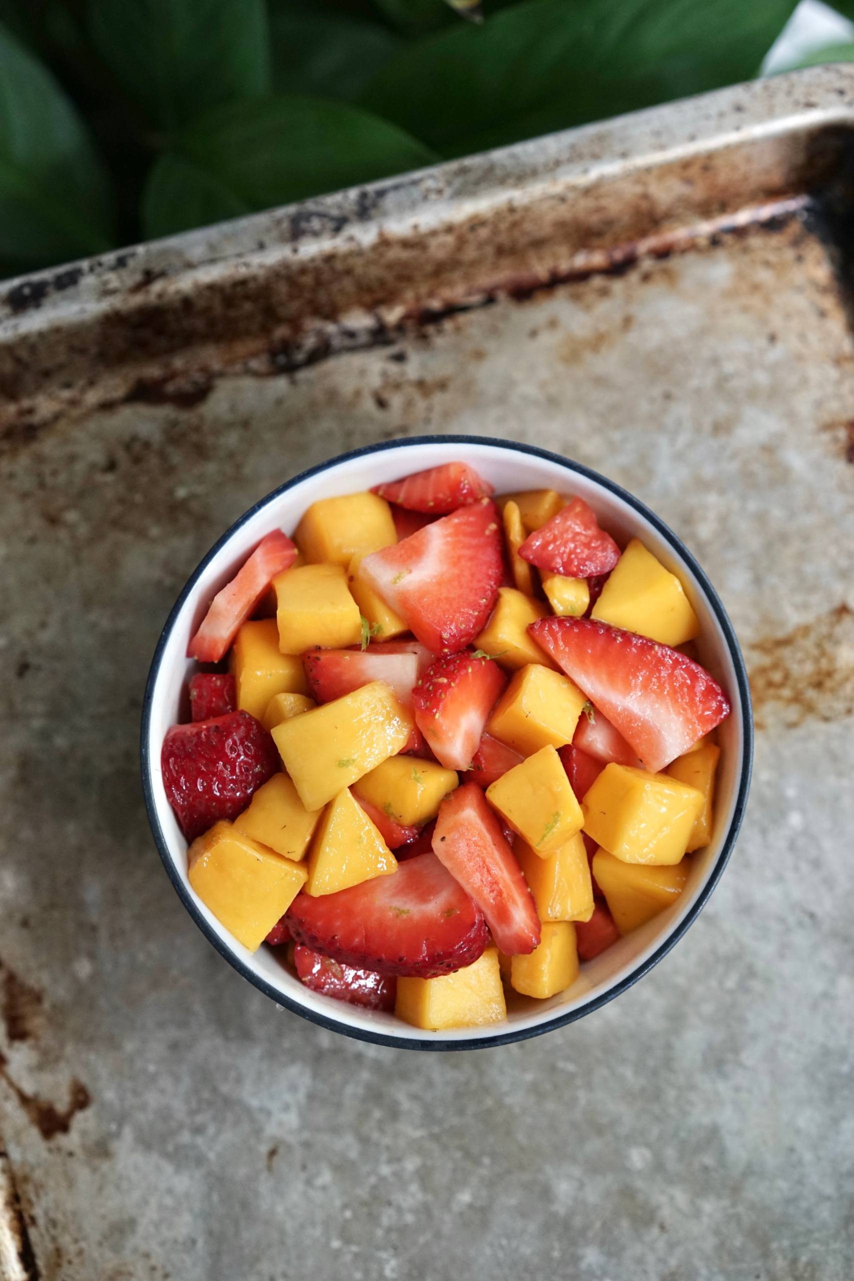 Strawberry Mango Fruit Salad with Lime | Living Healthy in Seattle