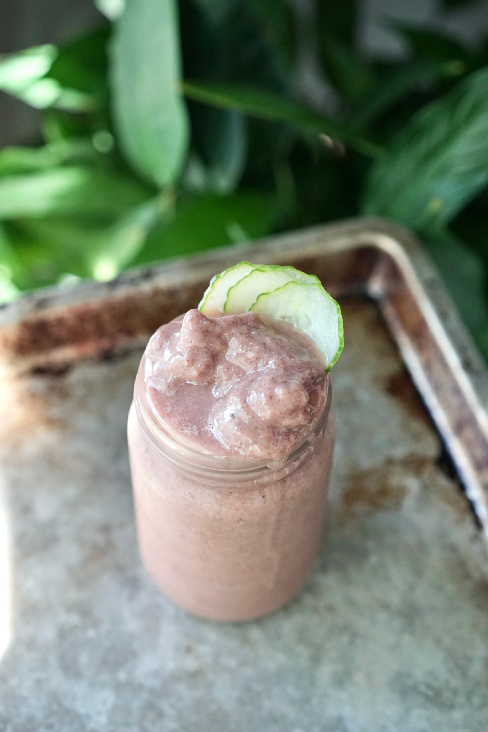 Cucumber Chia Watermelon Smoothie | Living Healthy in Seattle