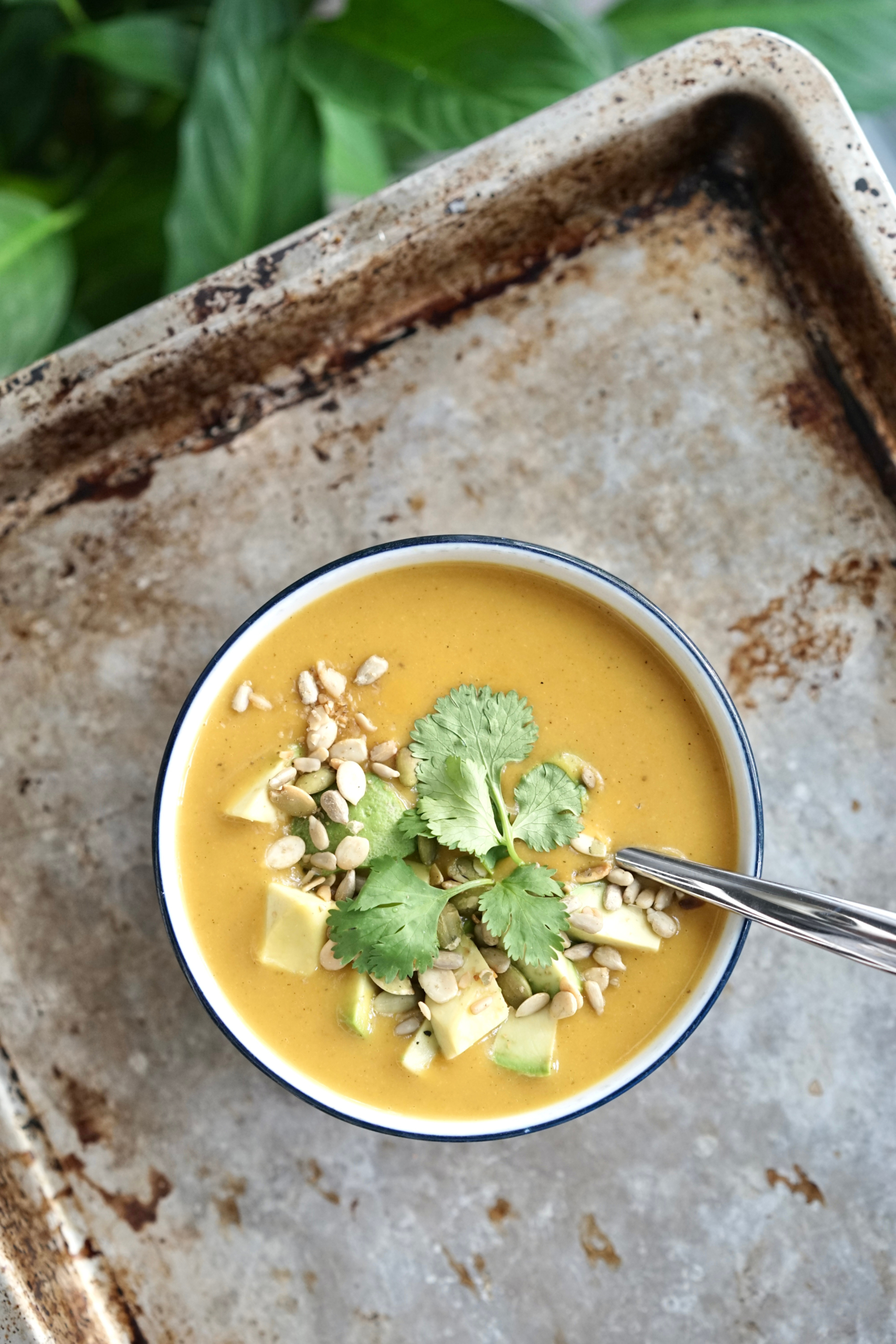 Spiced Ginger Carrot Potato Soup | Living Healthy in Seattle