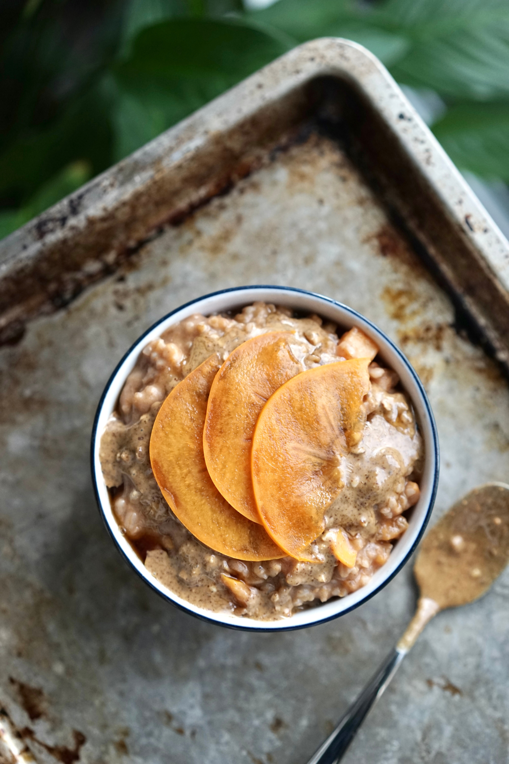 Persimmon Farro Porridge | Living Healthy in Seattle