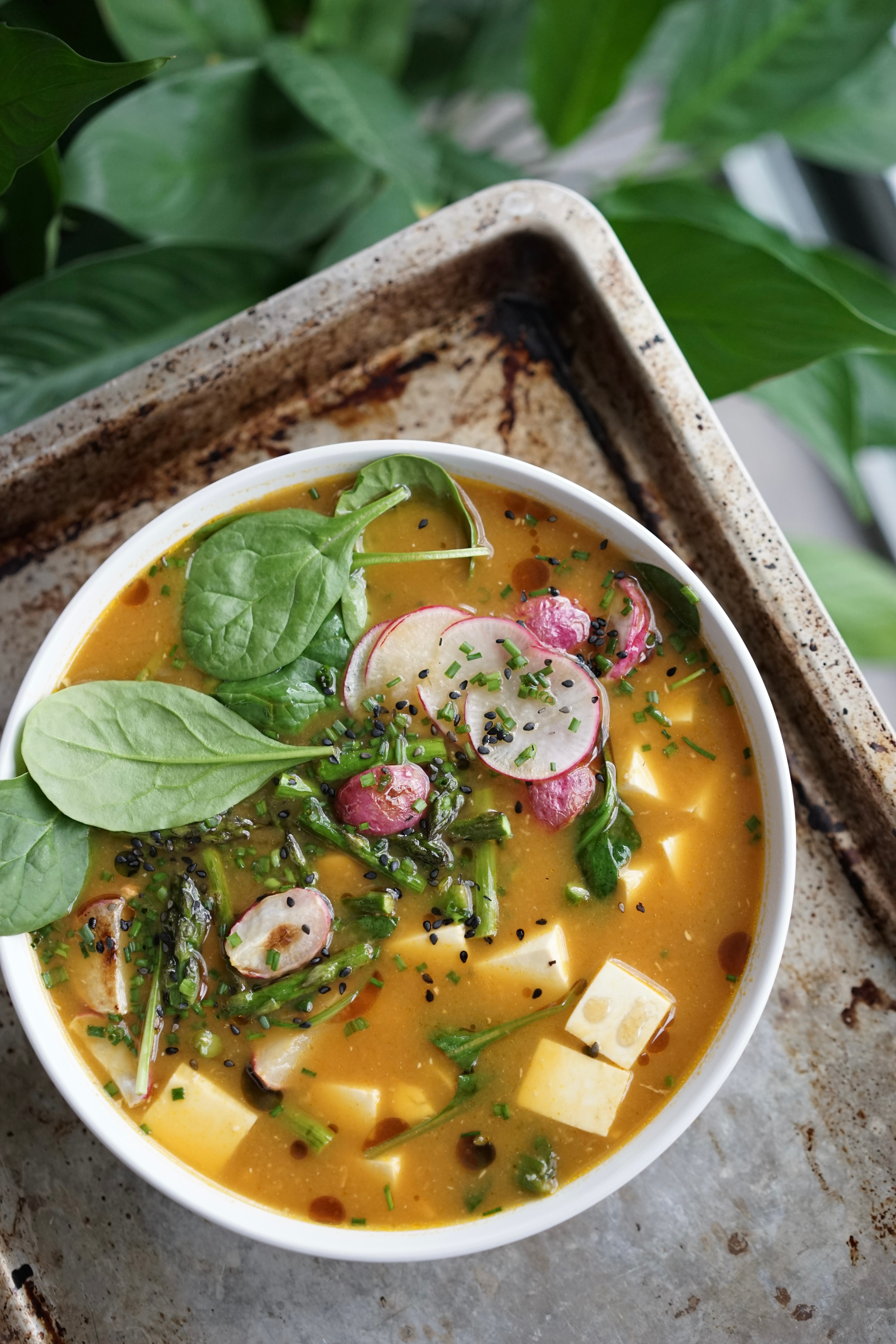 Spring Miso Veggie Soup | Living Healthy in Seattle