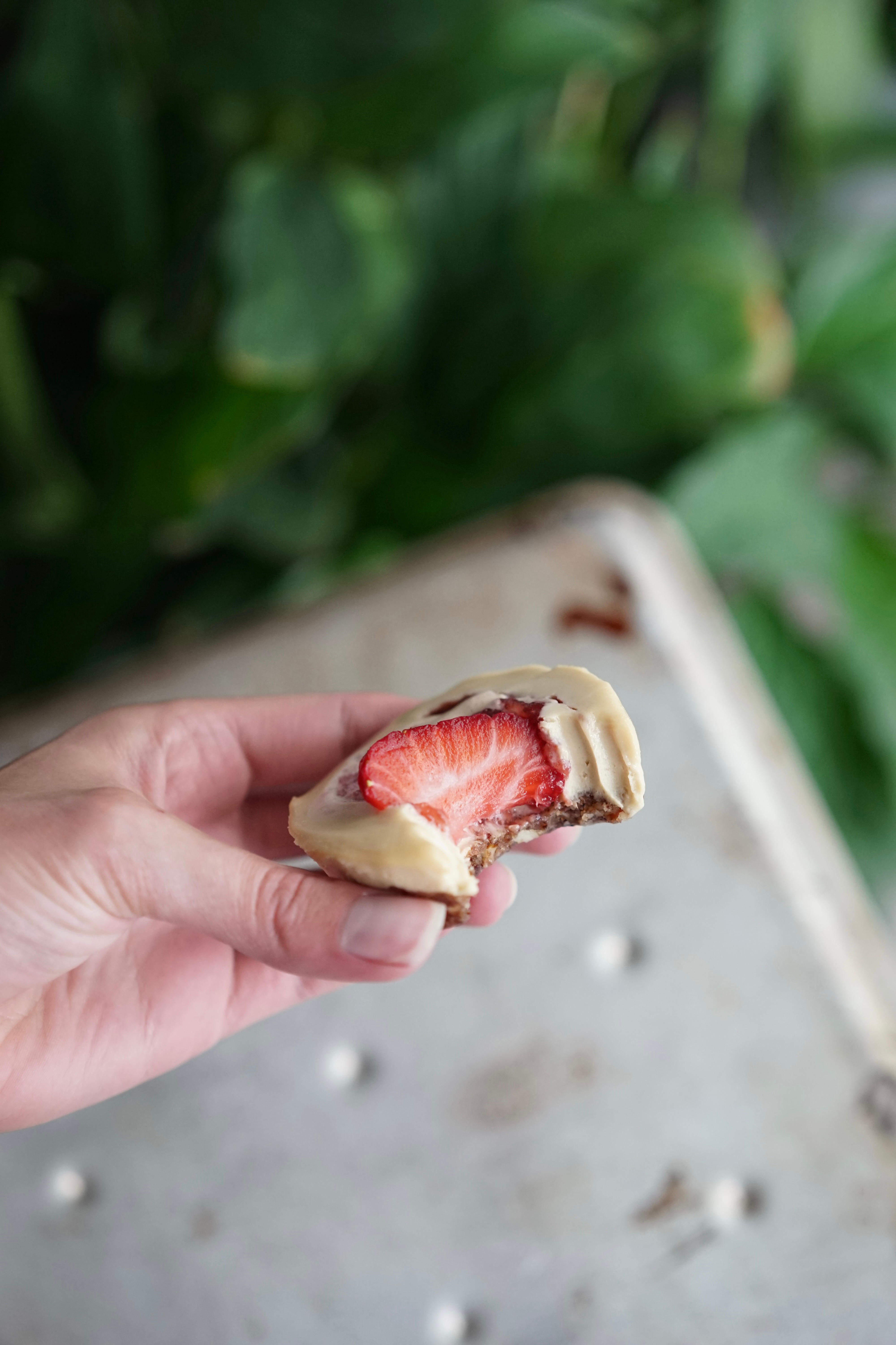 Mini Strawberry Swirl Vegan Cheesecakes | Living Healthy in Seattle