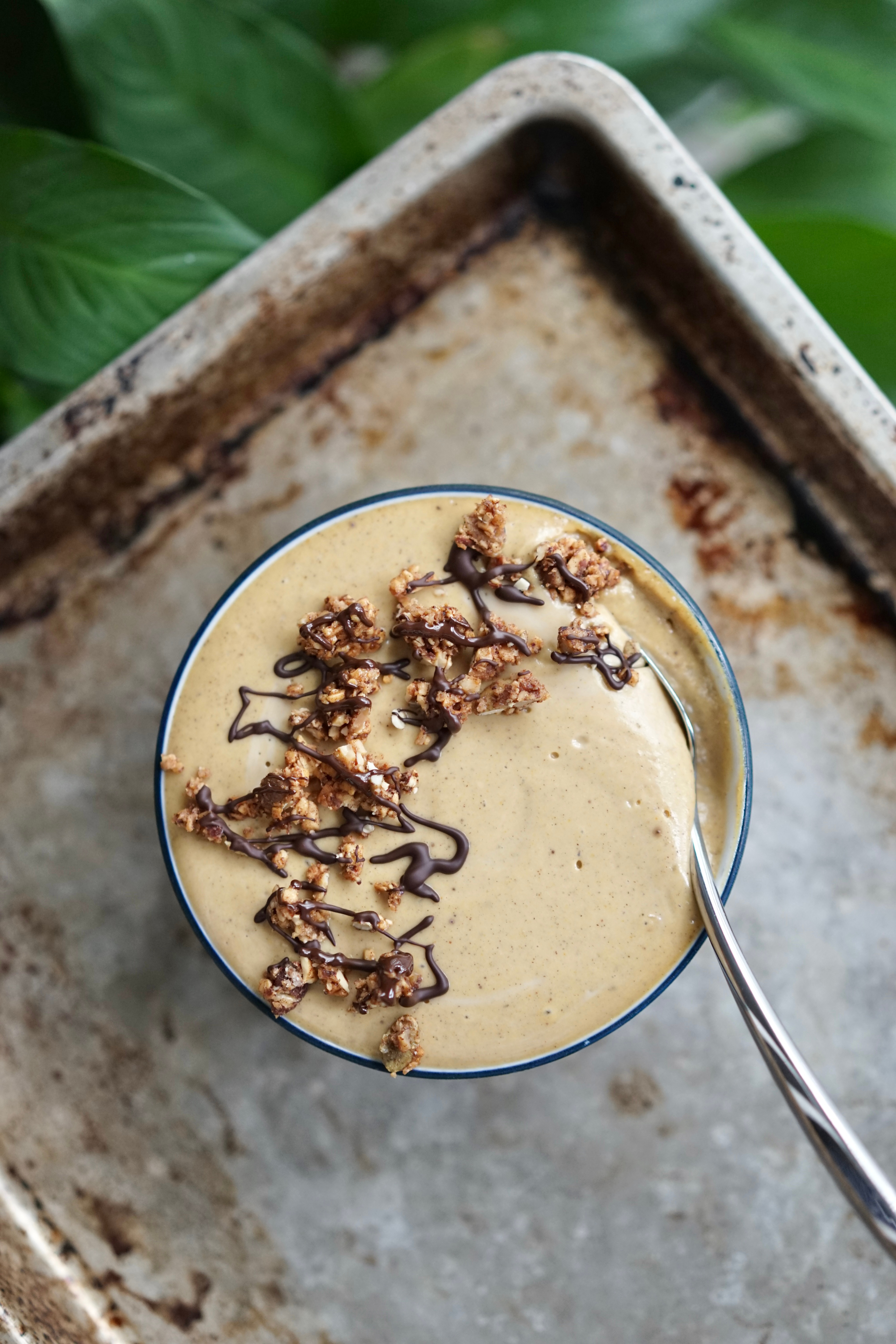 Vegan Maple Peanut Butter Pumpkin Pudding | Living Healthy in Seattle