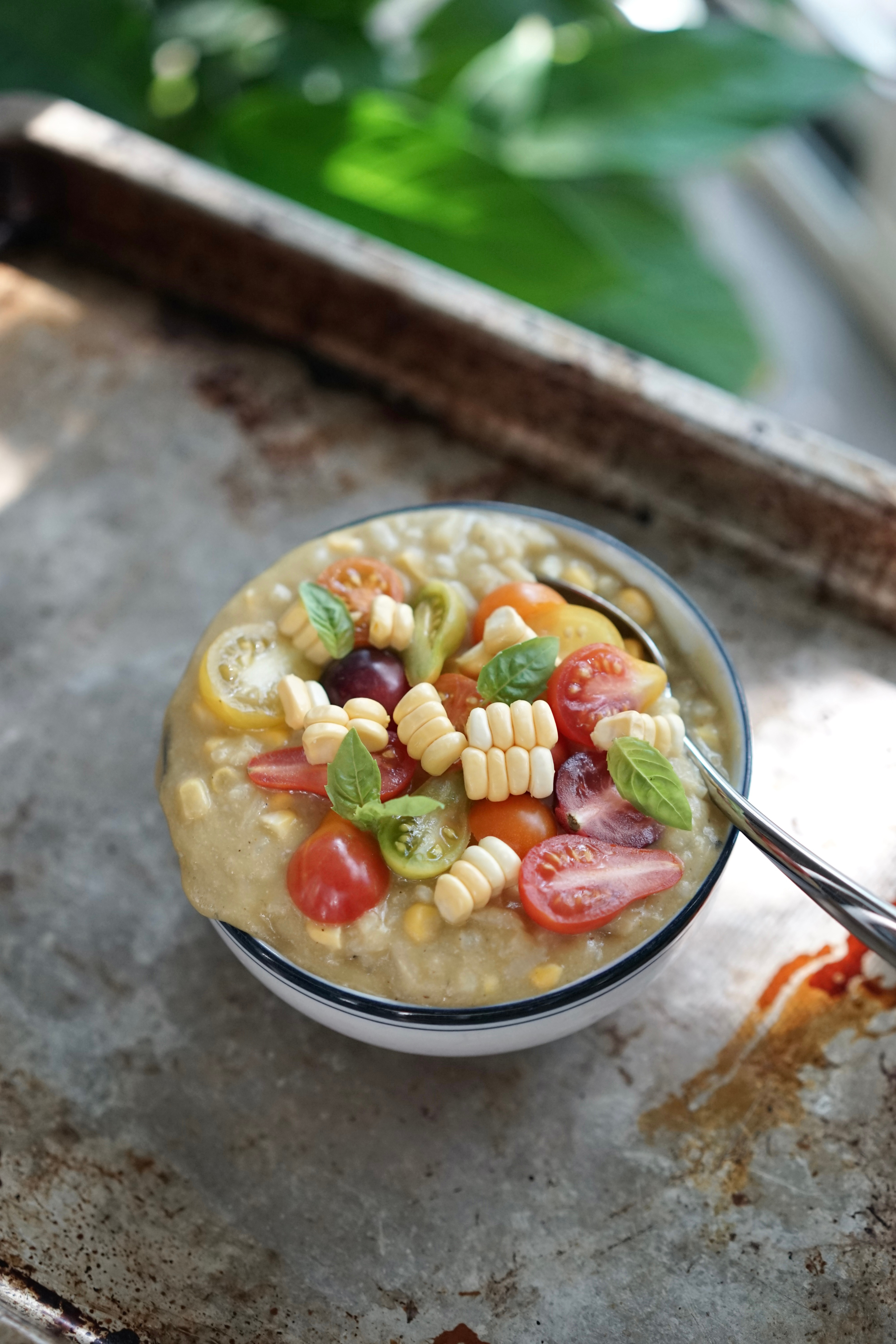 w Corn, Tomatoes & Basil | Living Healthy in Seattle