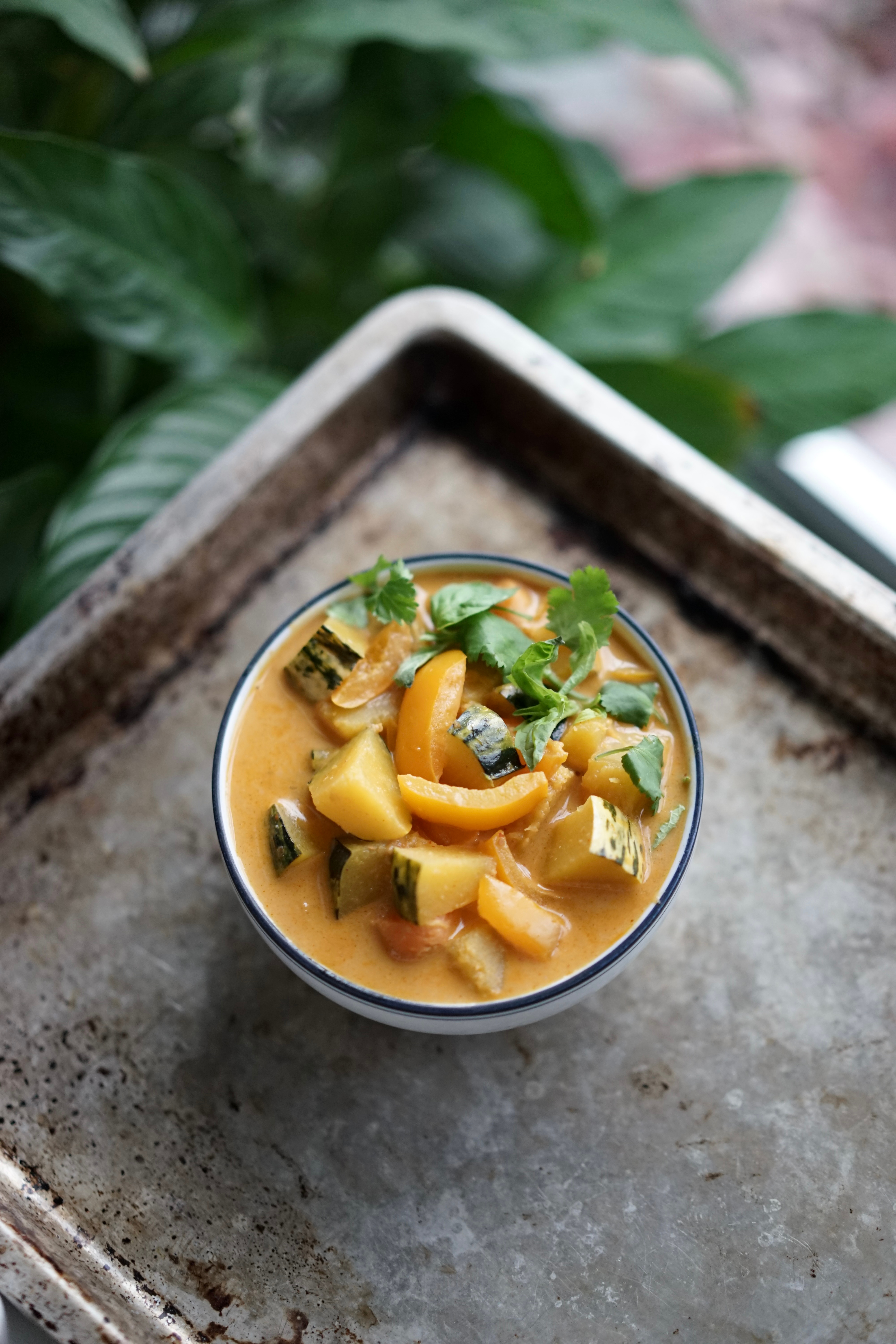 Kabocha Squash Peanut Coconut Curry | Living Healthy in Seattle