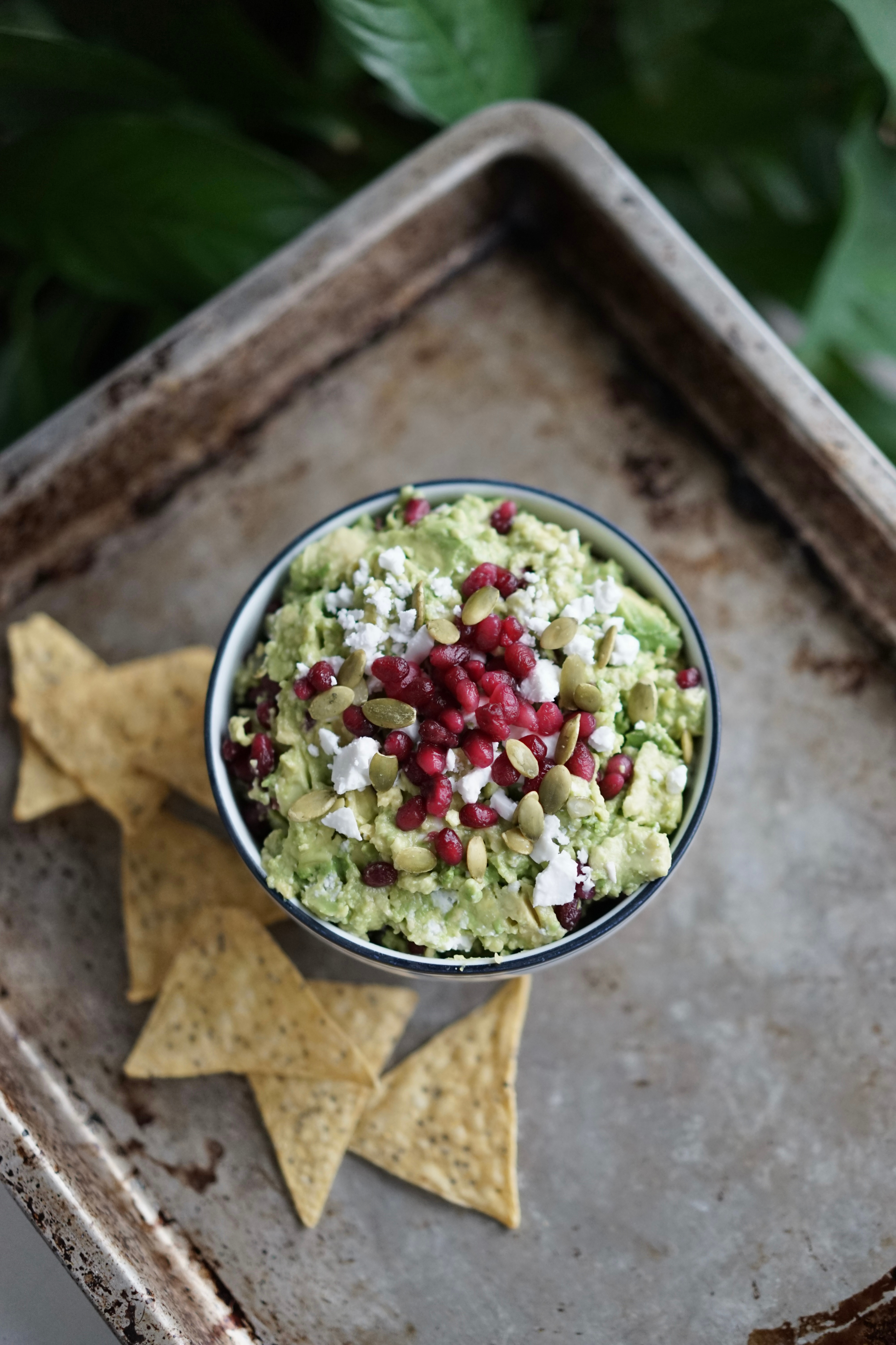 Pomegranate Avocado Dip | Living Healthy in Seattle