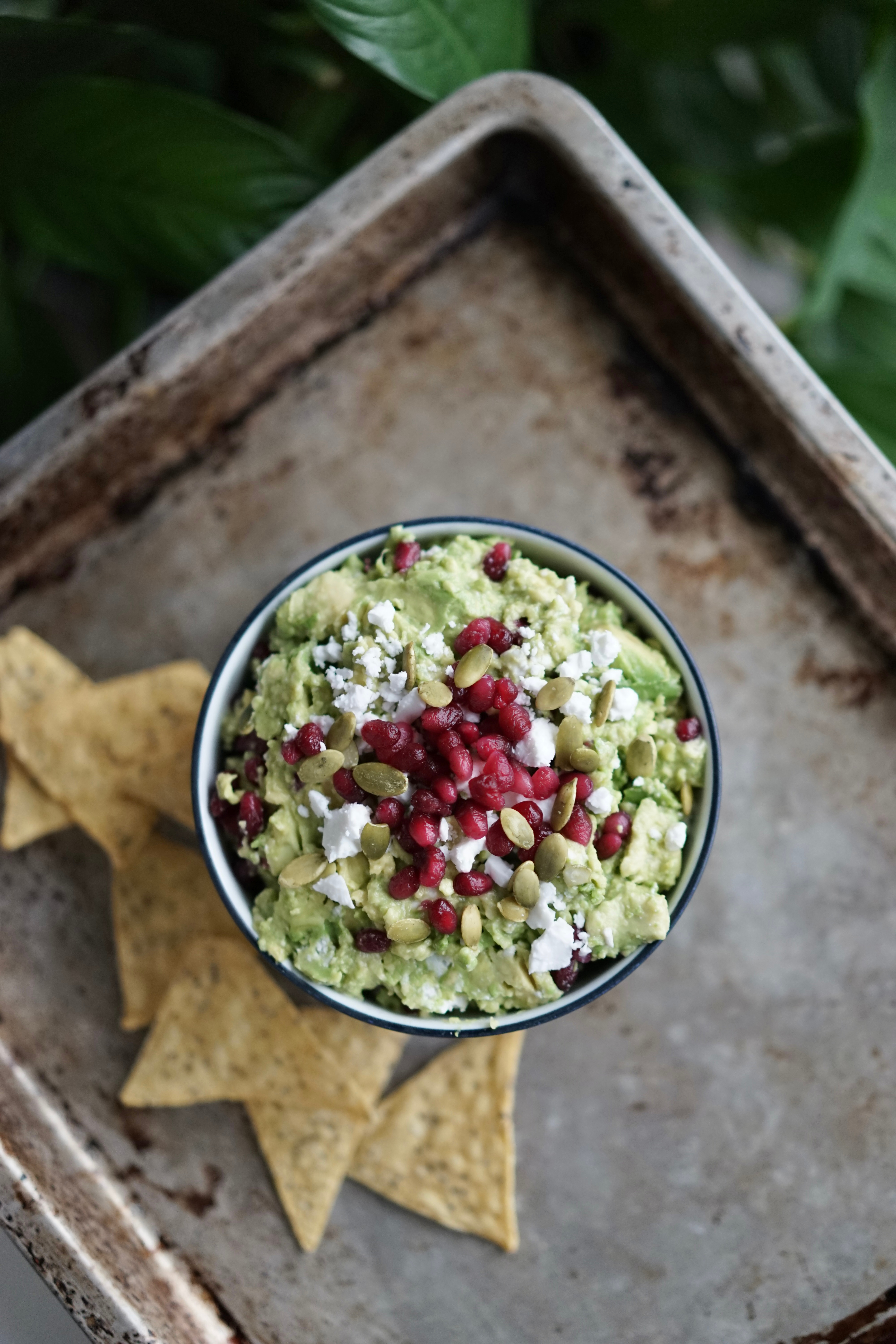 Pomegranate Avocado Dip | Living Healthy in Seattle