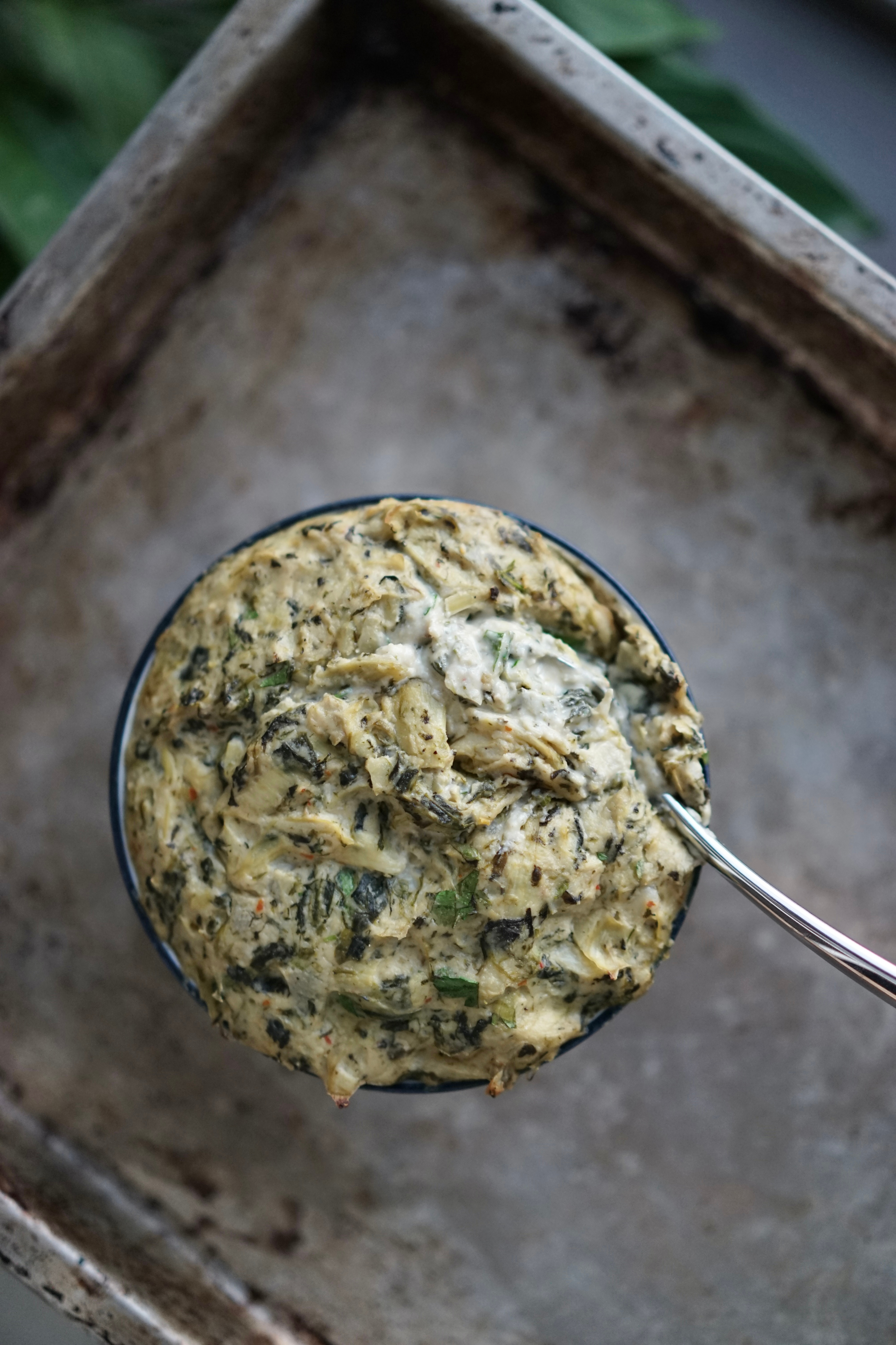 Baked Vegan Spinach Artichoke Dip | Living Healthy in Seattle